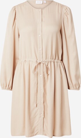 VILA Shirt Dress 'PRICIL' in Beige: front