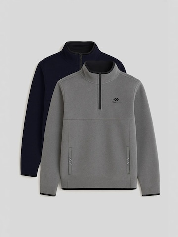 Tommy Life Bluza polarowa 'Sweatshirts' w kolorze szary: przód