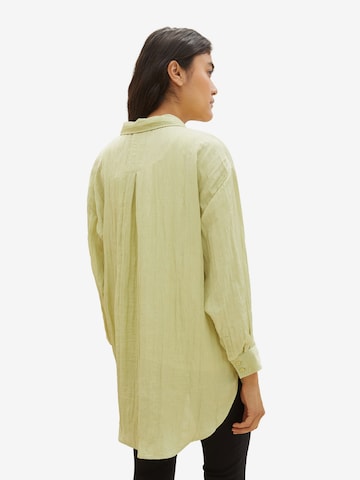 TOM TAILOR DENIM Blouse in Green