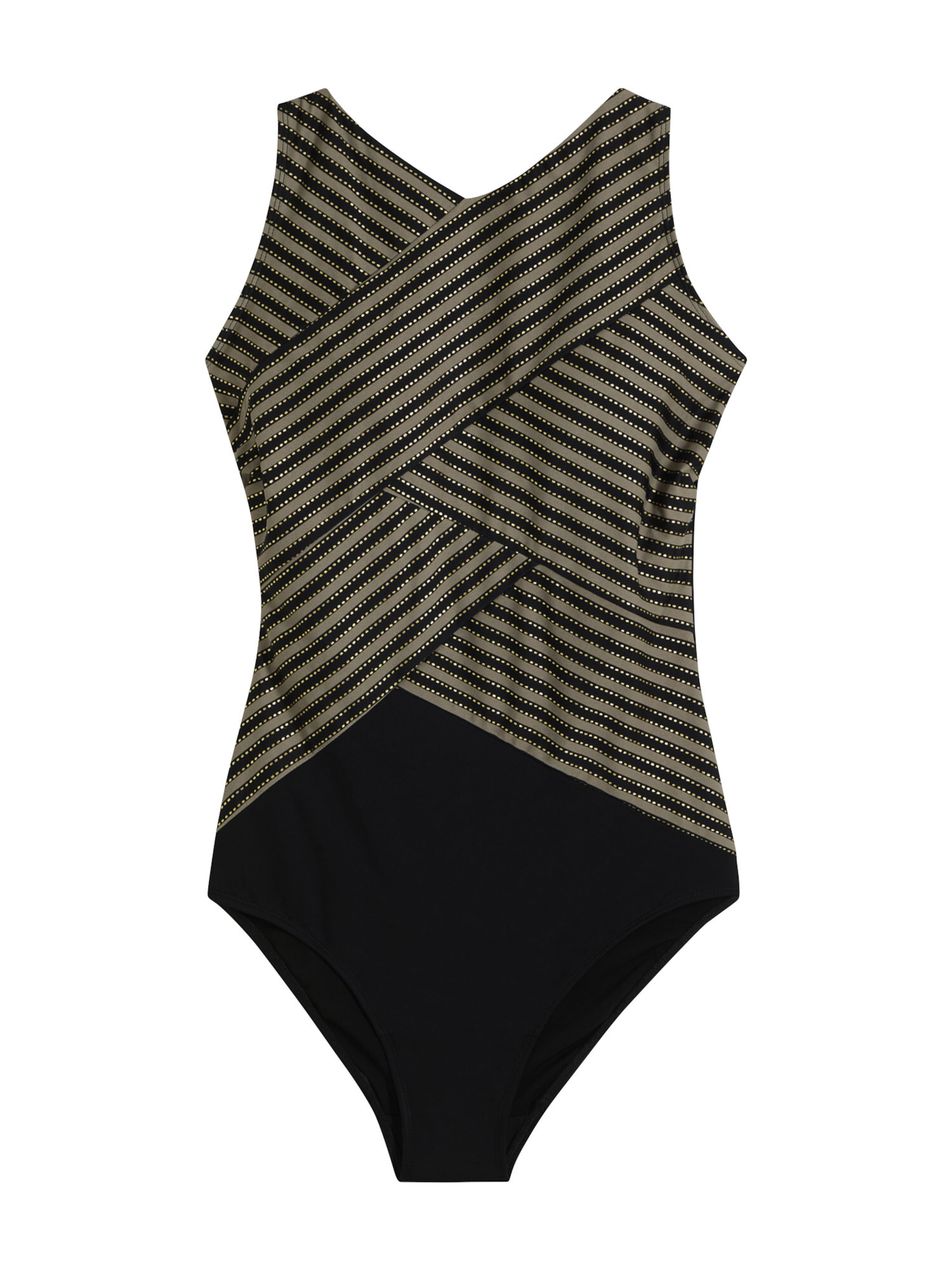 bonprix Shaping Swimsuit in Black: front