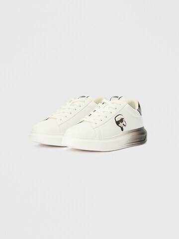 Sneaker bassa di Karl Lagerfeld in bianco: frontale