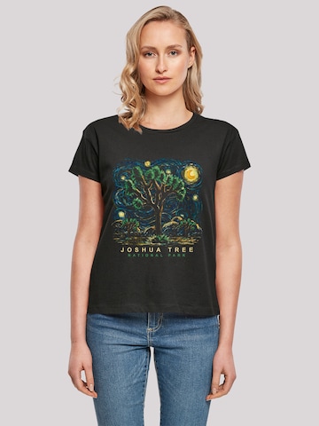 T-shirt F4NT4STIC en noir : devant