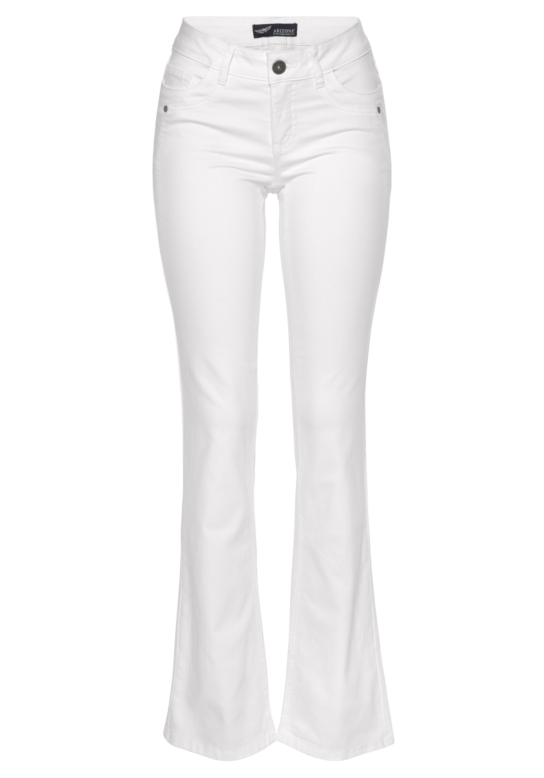 ARIZONA Flared Jeans 'Arizona' in Weiß: Vorderseite