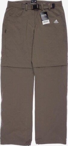 ADIDAS PERFORMANCE Pants in S in Brown: front