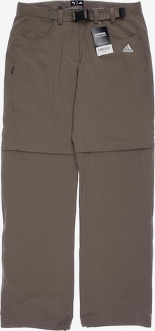 ADIDAS PERFORMANCE Pants in S in Brown: front