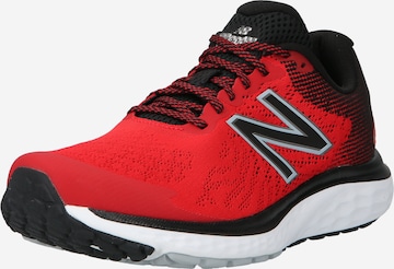 Scarpa da corsa '680' di new balance in rosso: frontale