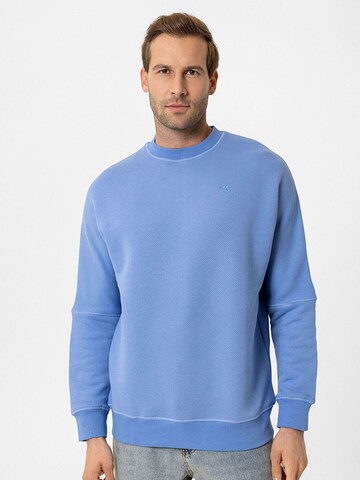 Moxx Paris - Sudadera 'Louis' en azul: frente
