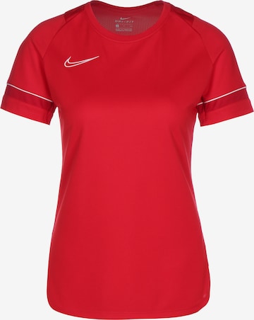 NIKE Functioneel shirt 'Academy 21' in Rood: voorkant