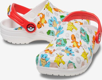 Crocs Открытая обувь 'Pokemon' в Белый