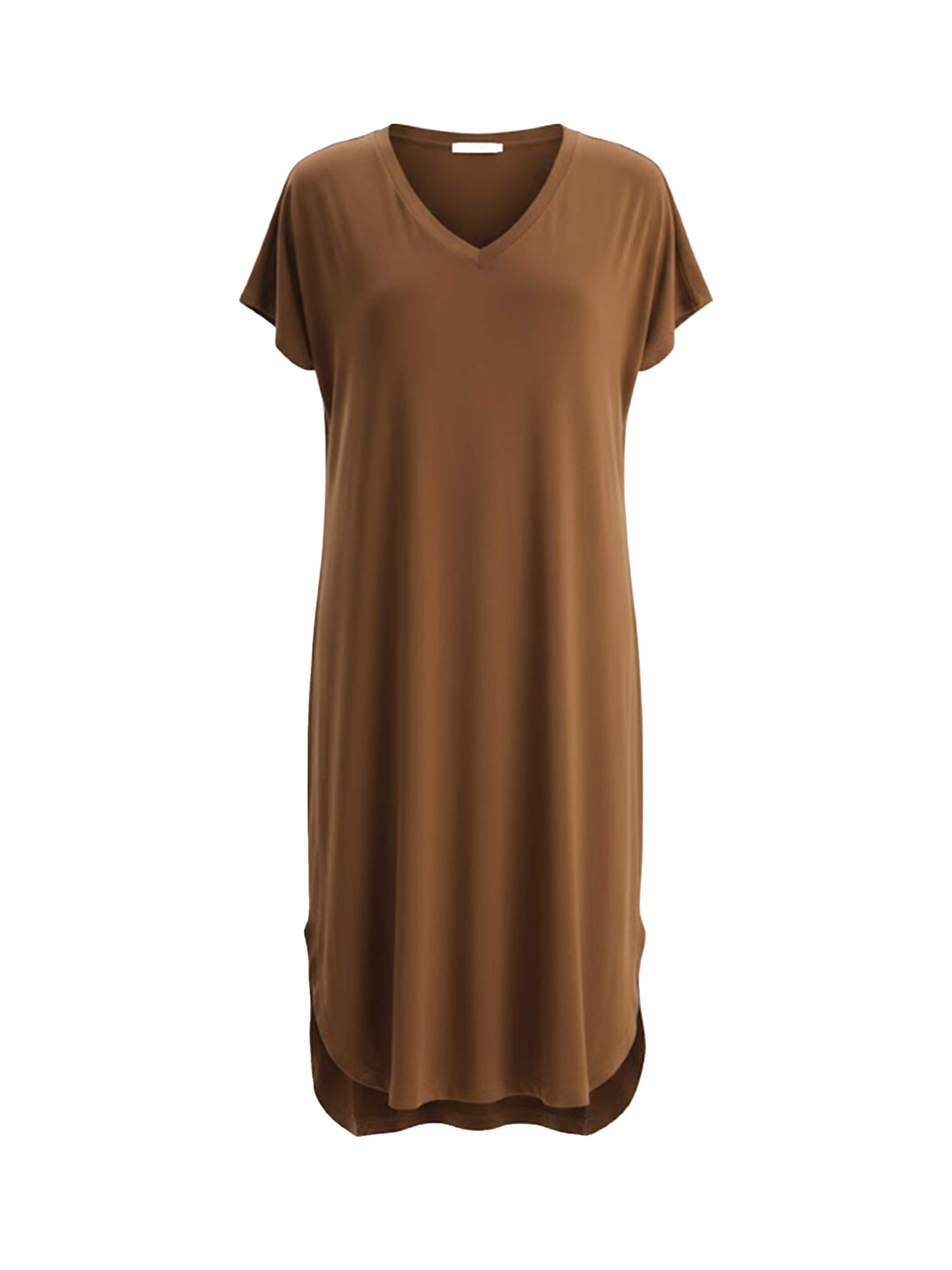 Chemise de nuit Dagi en marron : devant