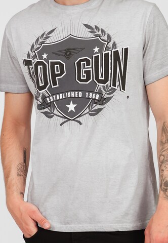 TOP GUN T-Shirt in Grau