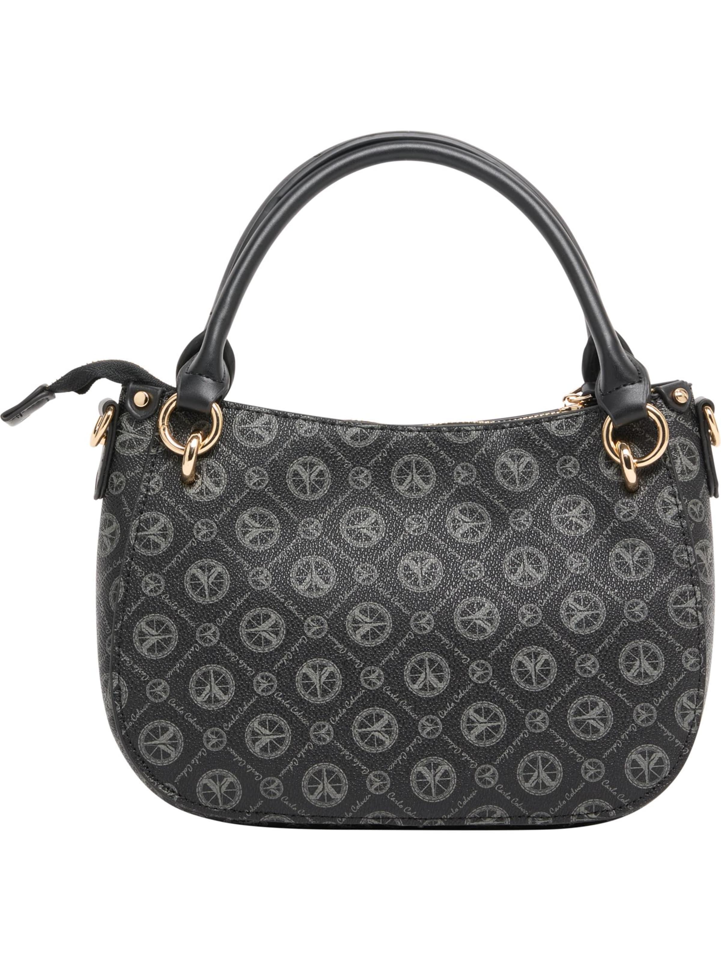 Carlo Colucci Handtas 'DeFilippo' in Zwart