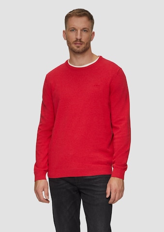 s.Oliver Sweater in Red: front