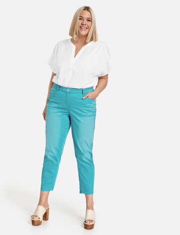 SAMOON Slimfit Jeans 'Betty' in Blau