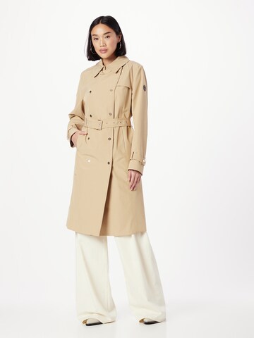 JOOP! Between-Seasons Coat in Beige: front