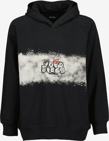 BLUE SEVEN Collegepaita värissä musta: etupuoli