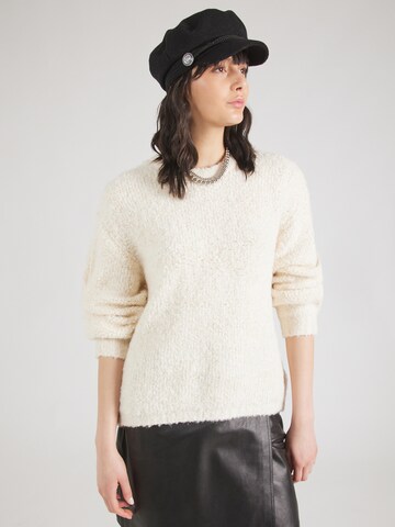 Gina Tricot Tröja i beige: framsida