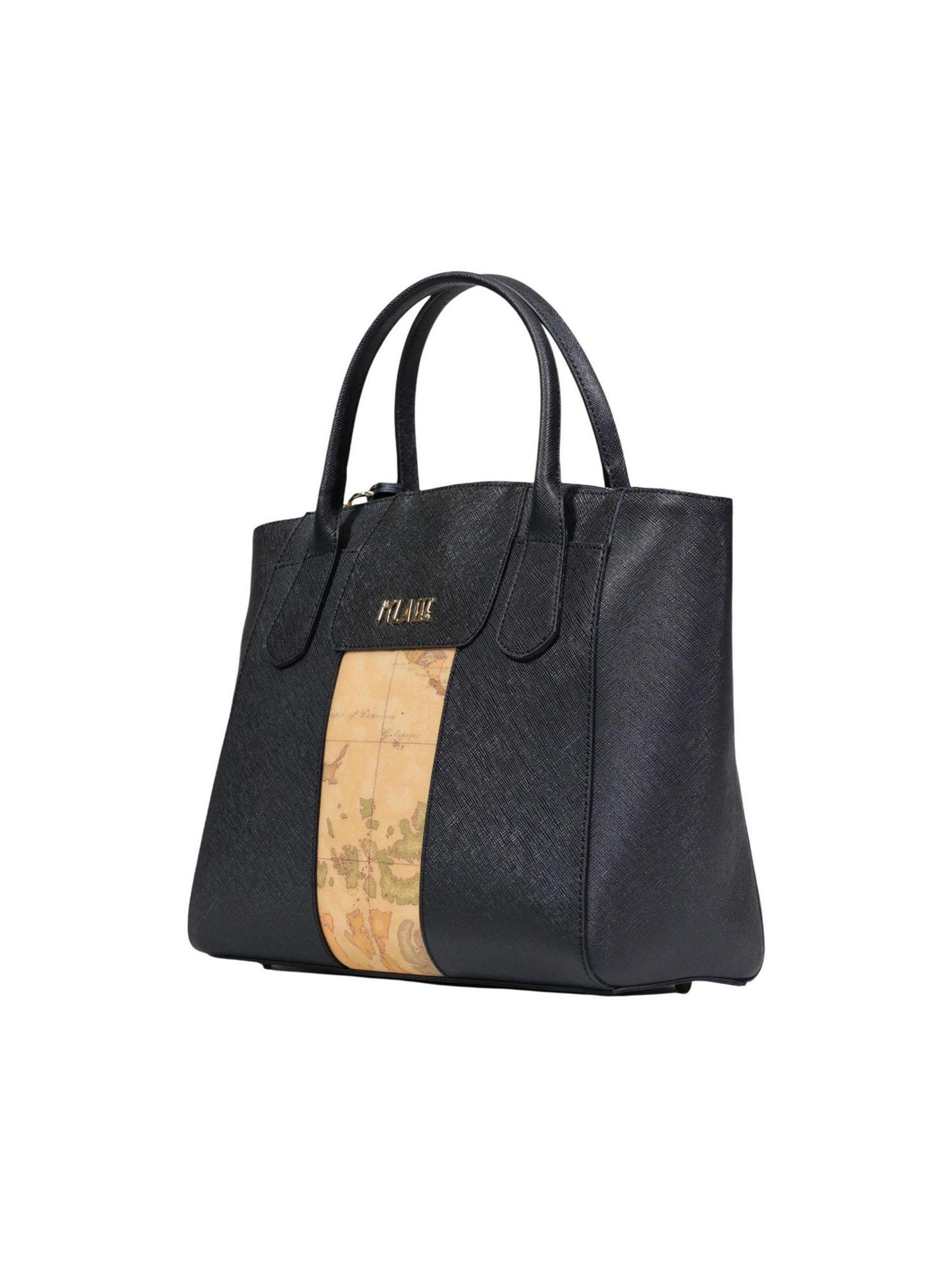 Alviero Martini 1a clase Schoudertas 'Hand Bag w/detachabl LD25 9407' in Zwart
