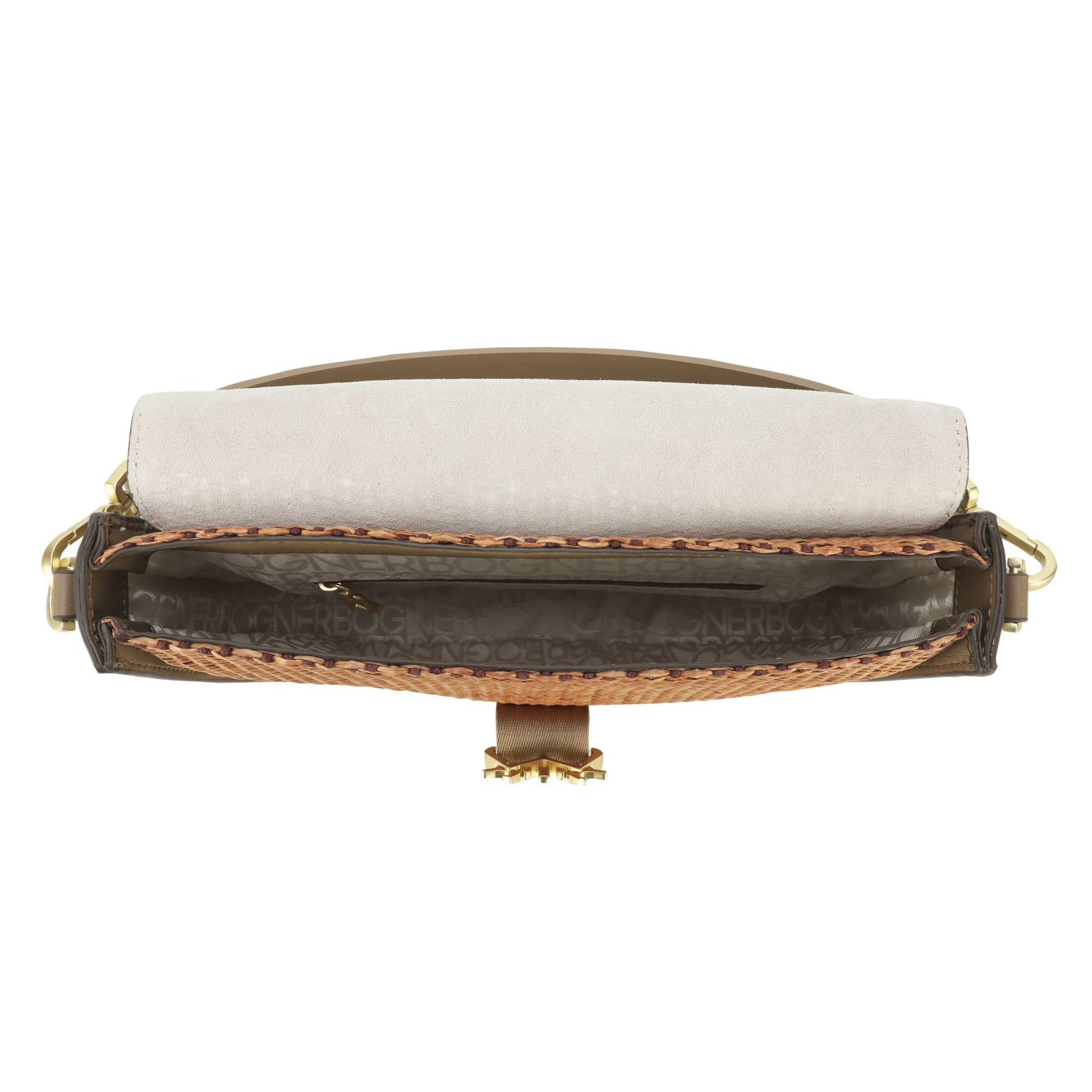 BOGNER Schoudertas 'Zuoz Cassy' in Bruin