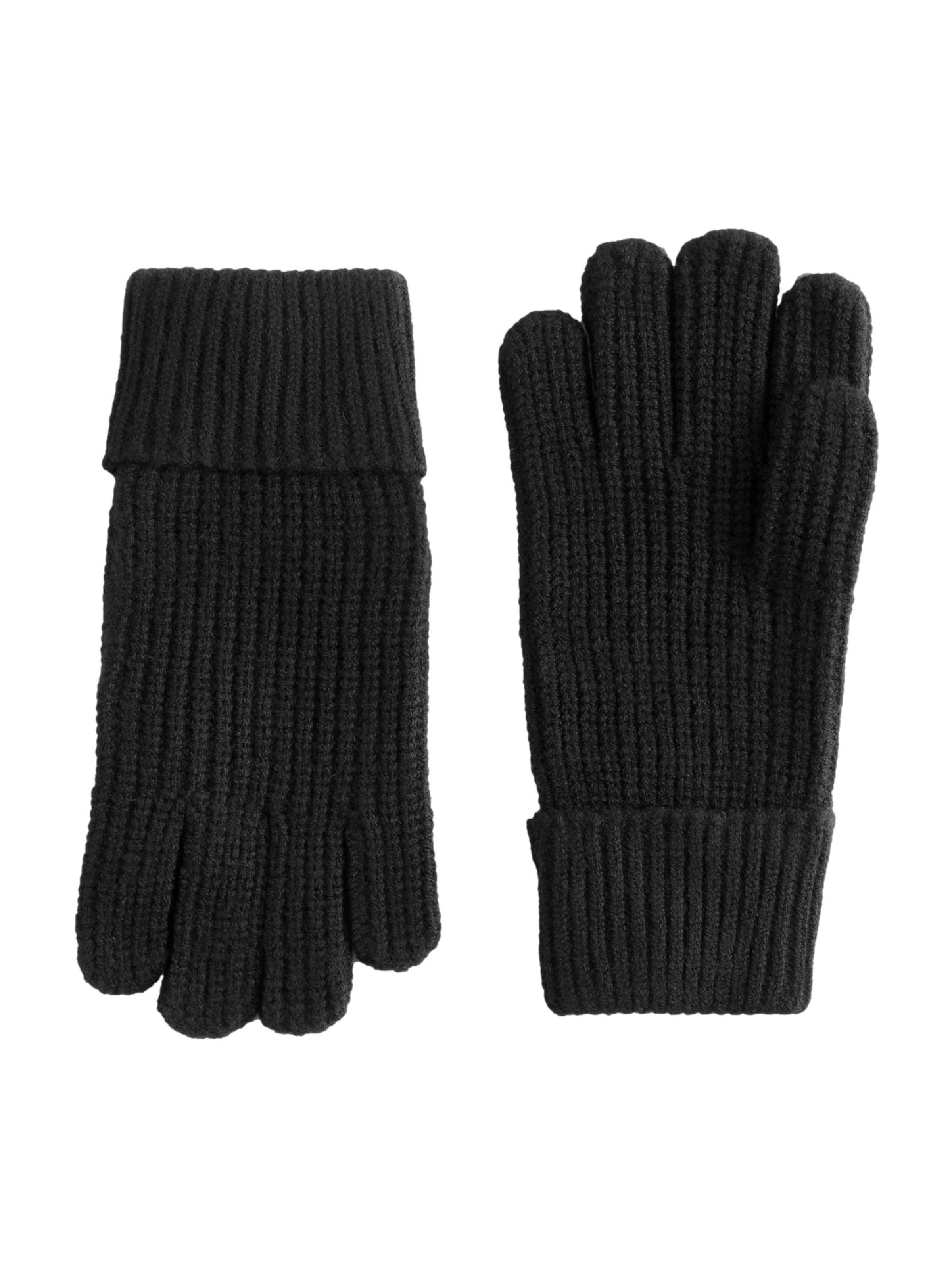 Next Handschuhe in Schwarz: Vorderseite