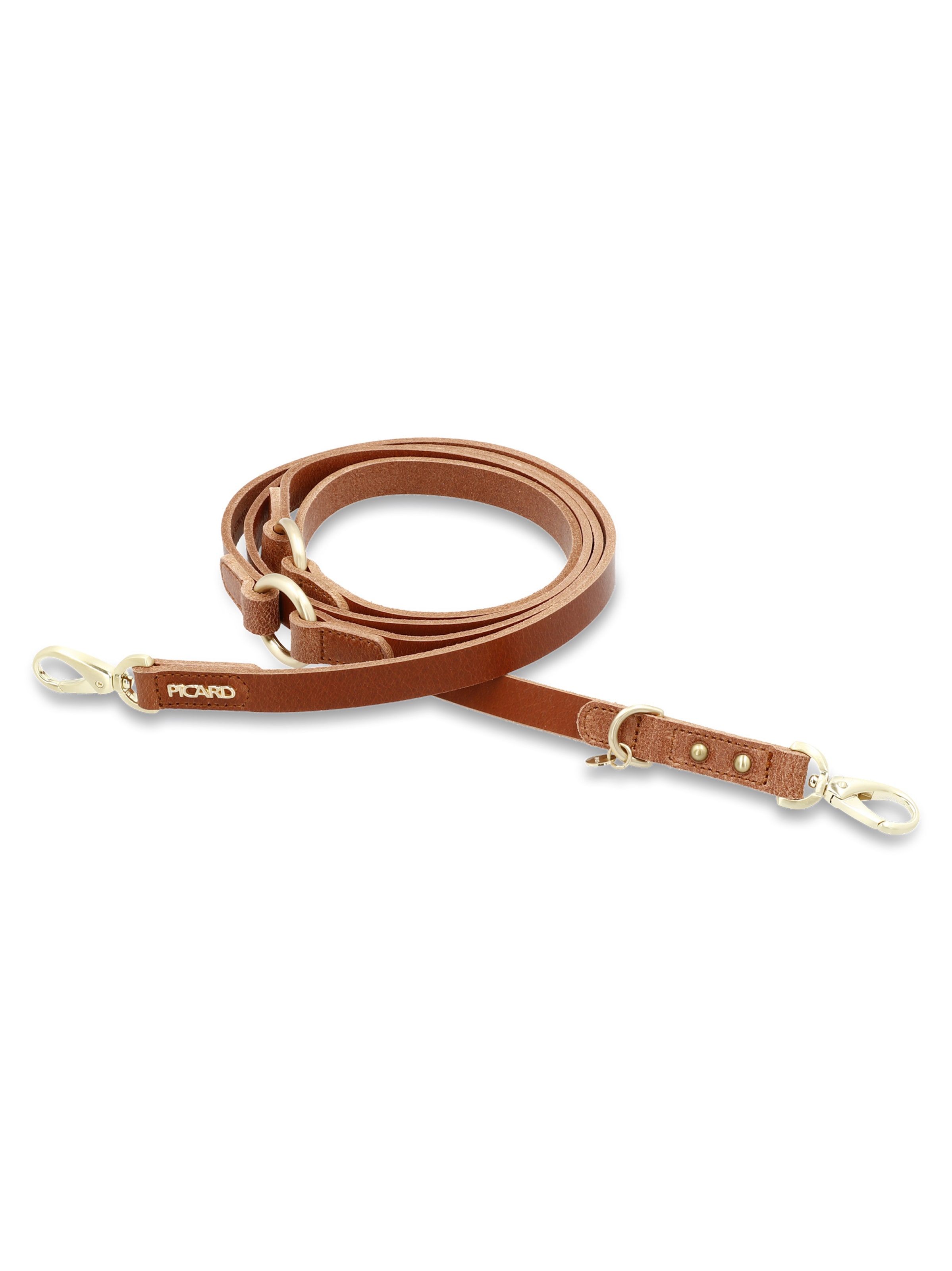 Picard Hundeleine 'Susi' in Braun: Vorderseite