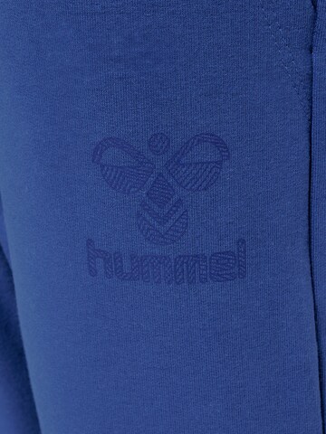 Hummel Tapered Broek in Blauw