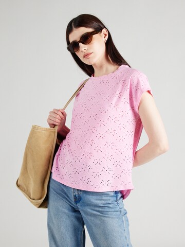 T-shirt 'SMILLA' ONLY en rose