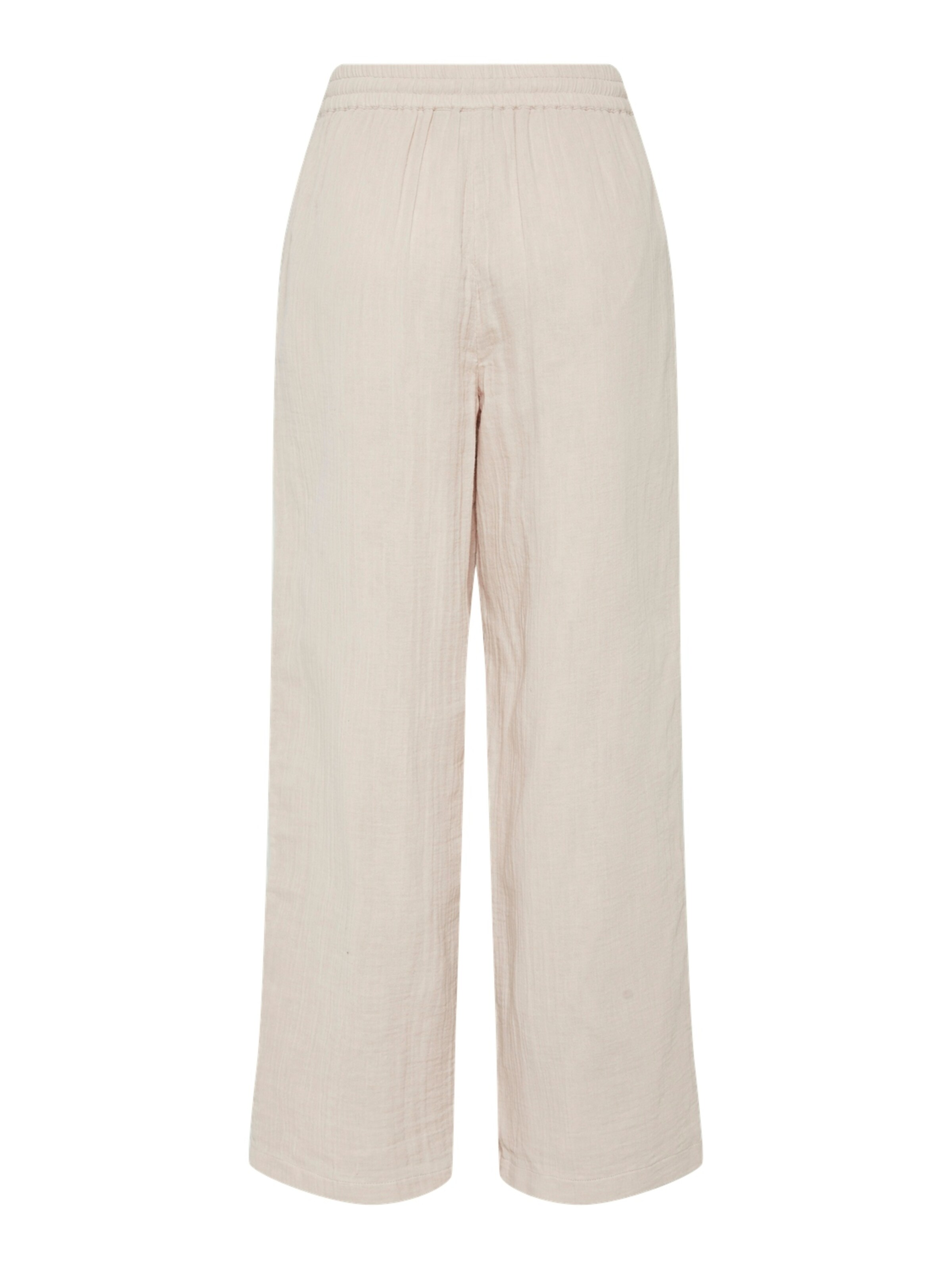 PIECES Loose fit Trousers 'PCMastina' in Beige
