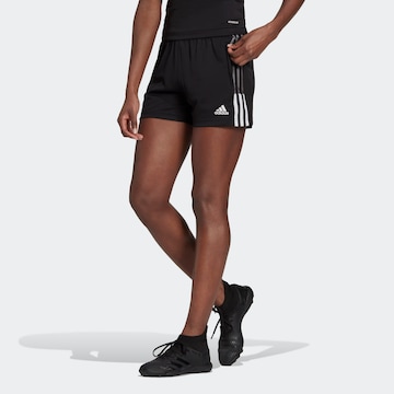 ADIDAS SPORTSWEAR Regular Workout Pants 'Tiro 21 ' in Black: front