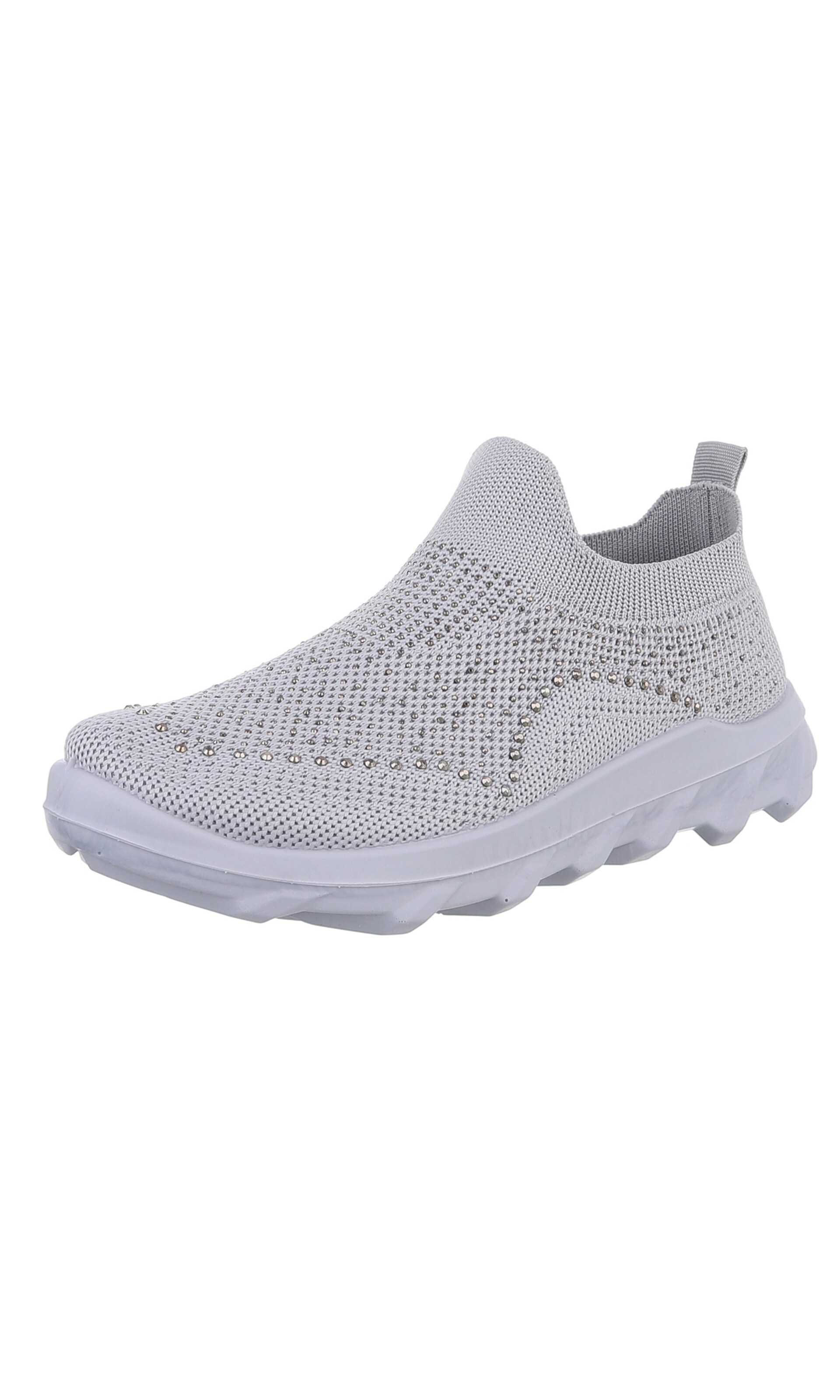 Ital-Design Slip On in Grau: Vorderseite