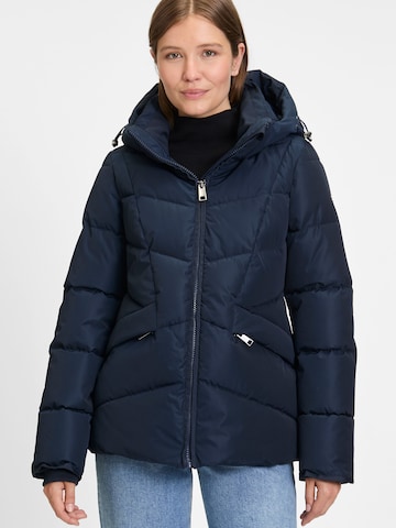 Covered Winterjas 'ANNA 2' in Blauw: voorkant