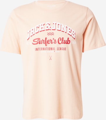 JACK & JONES T-Shirt in Orange: Vorderseite