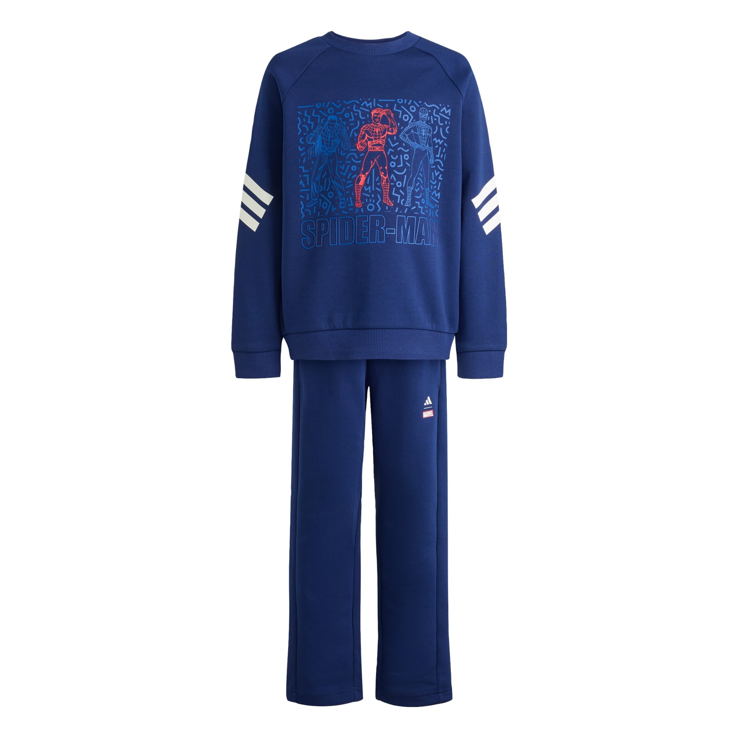 Completo per l'allenamento 'Marvel Spider-Man' di ADIDAS SPORTSWEAR in blu: frontale