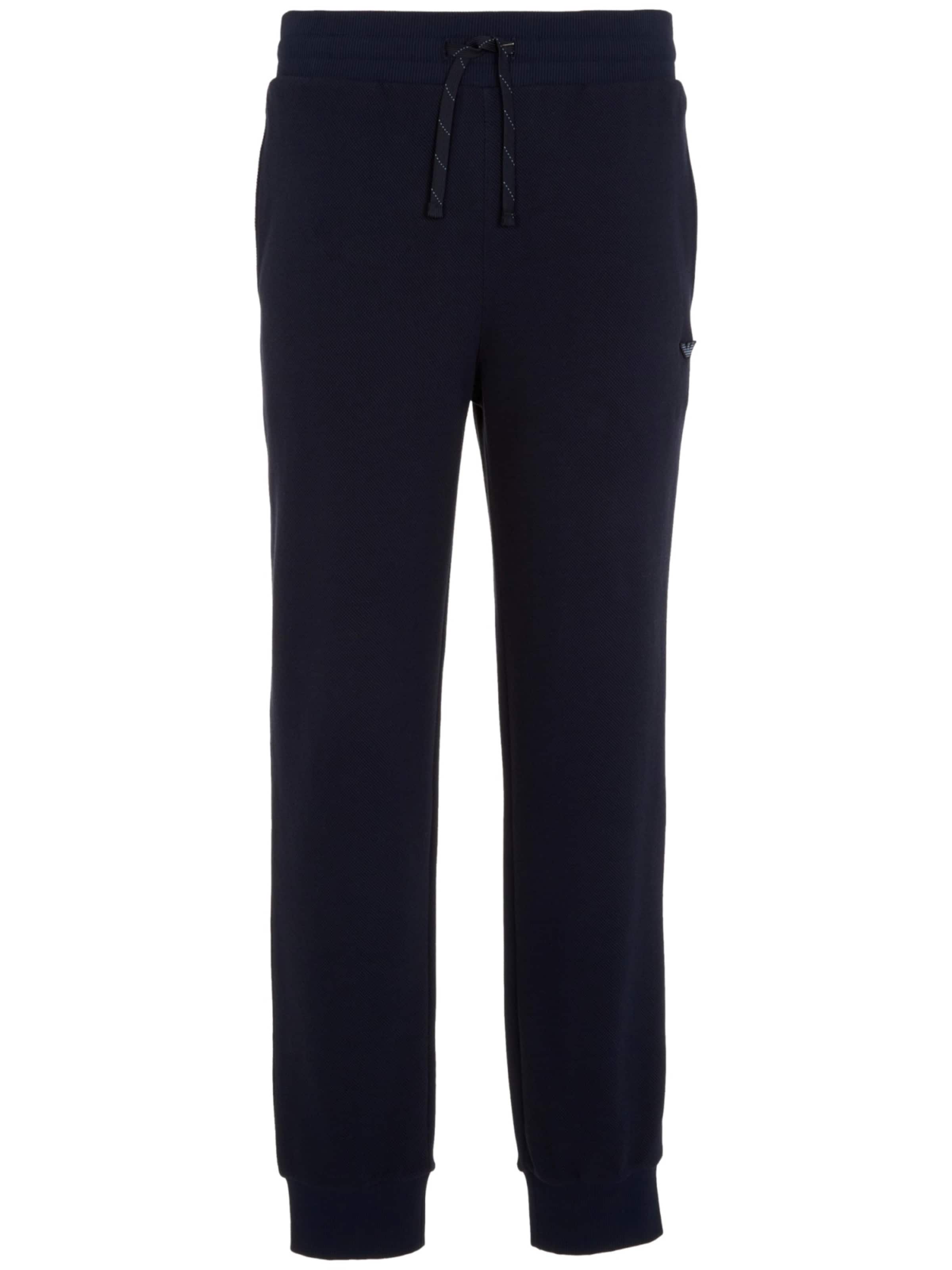 Regular Pantalon de sport Emporio Armani en bleu : devant