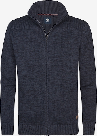 Petrol Industries Strickjacke in Blau: Vorderseite