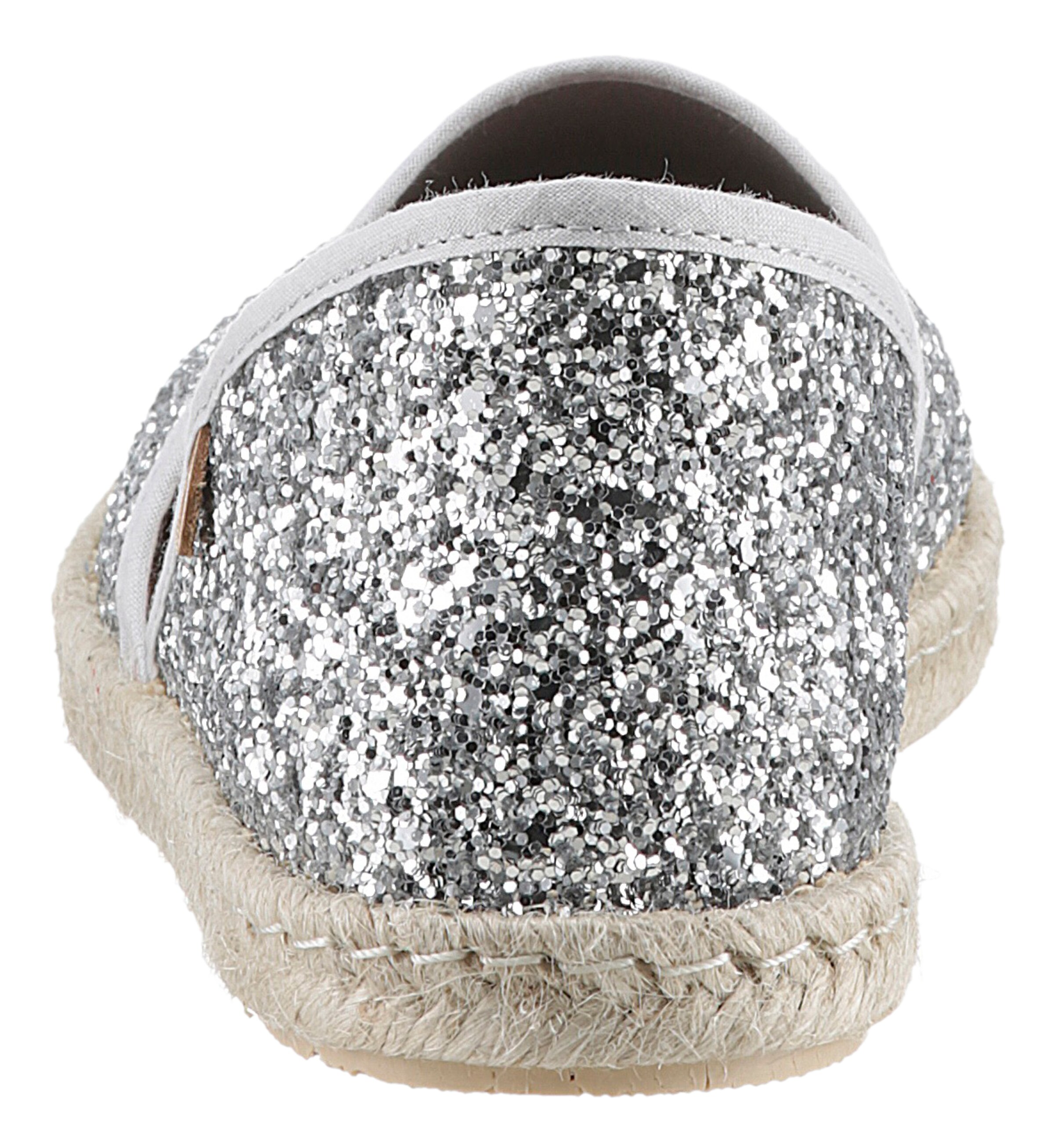 VERBENAS Espadrilles 'Carmen' in Silver