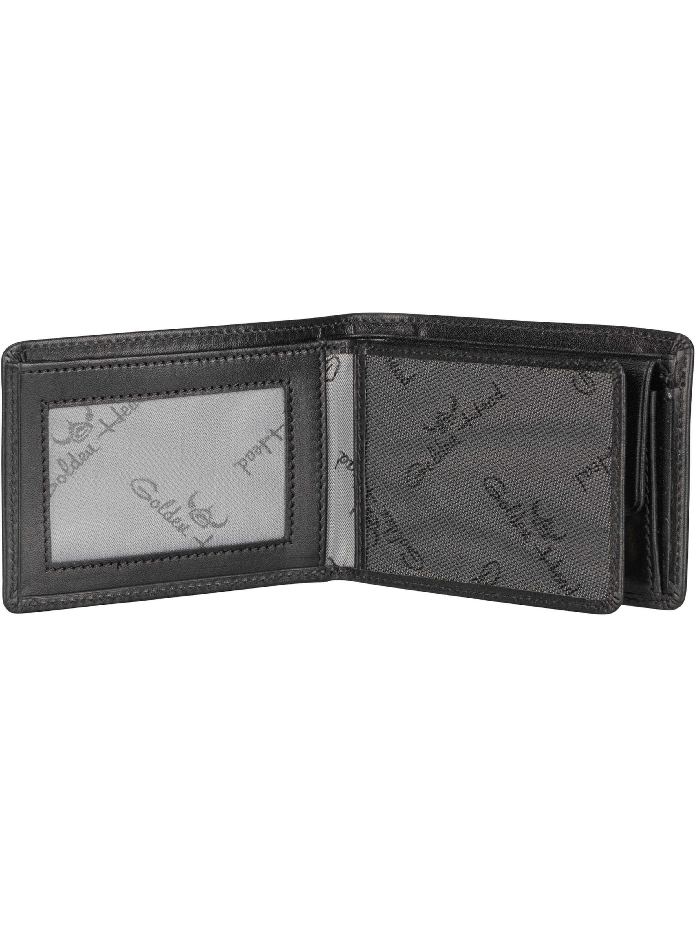 Porte-monnaies 'Colorado RFID Protect' GOLDEN HEAD en noir