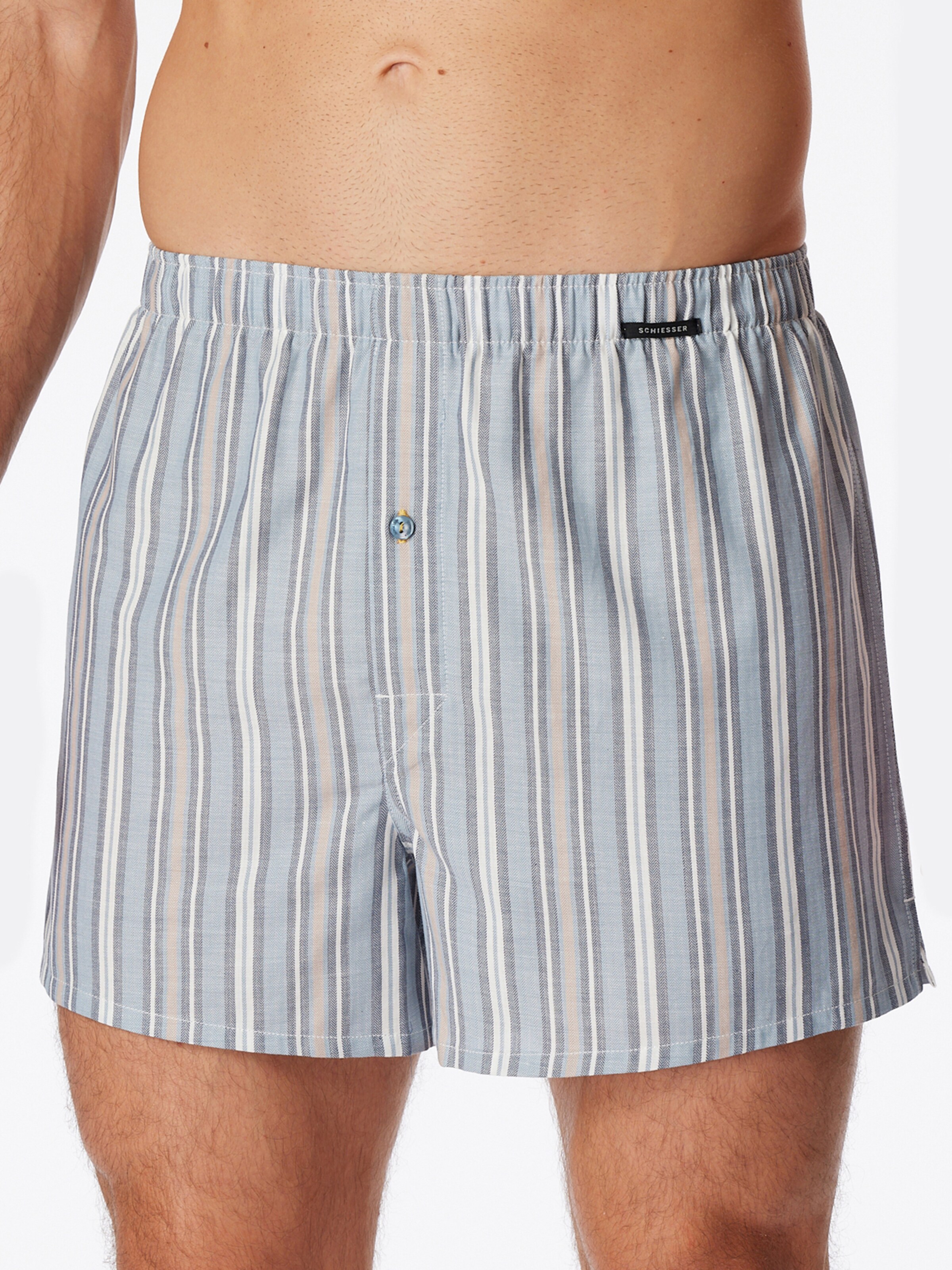 SCHIESSER Boxershorts ' Multipacks ' in Blauw: voorkant