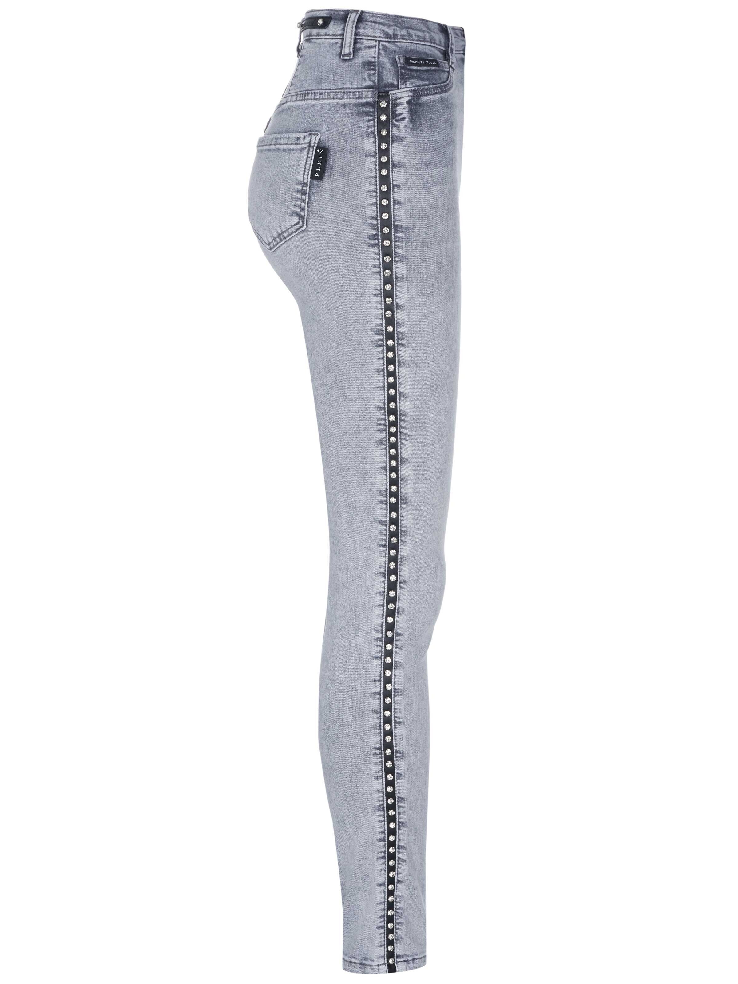 Philipp Plein Slimfit Jeans 'Philipp Plein Jeans' i grå