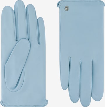 Roeckl Vingerhandschoenen ' NEW YORK ' in Blauw: voorkant
