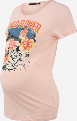 Supermom Тениска 'Wild Flower' в розово: отпред