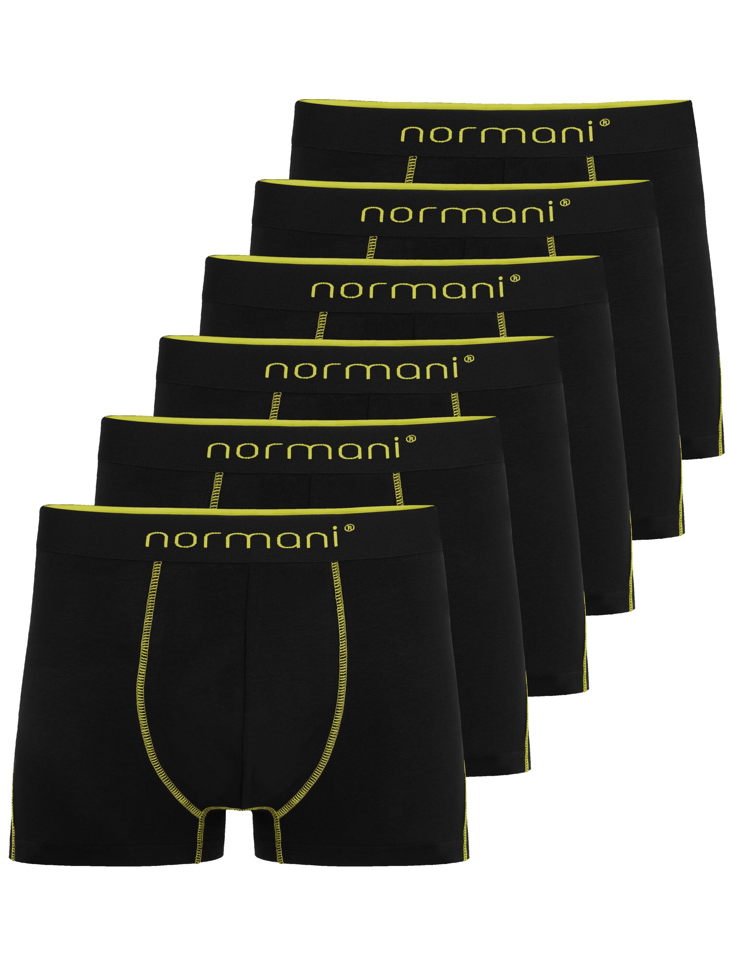 Boxers normani en jaune : devant