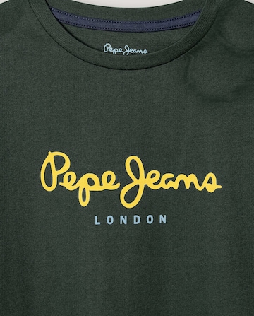 T-shirt 'NEW ART' Pepe Jeans en vert