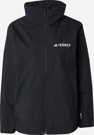 ADIDAS TERREX Ulkoilutakki 'Essentials' värissä musta / valkoinen, Tuotenäkymä