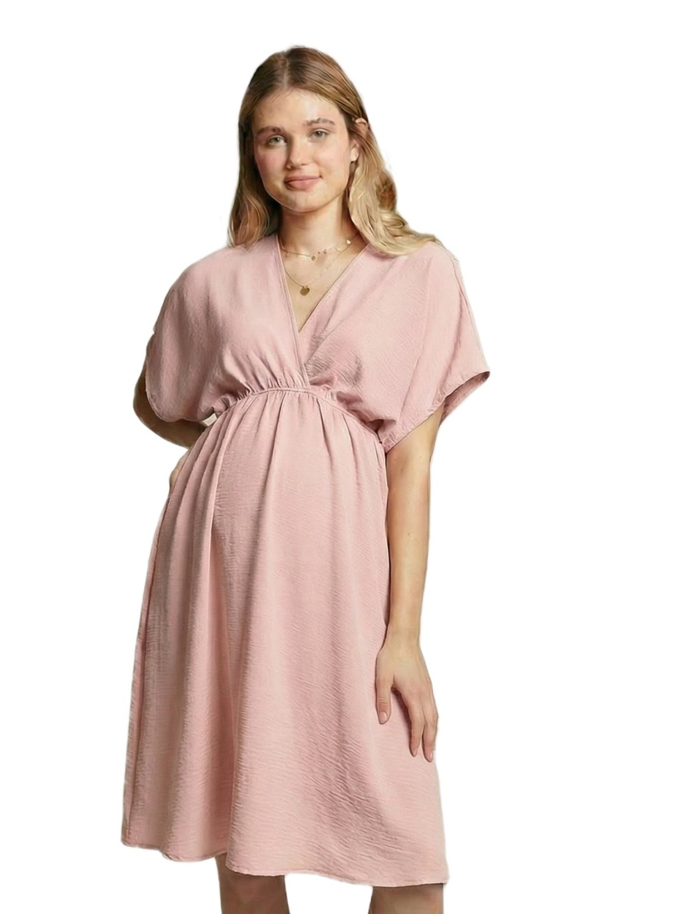 Robe LYN MAMA en rose : devant