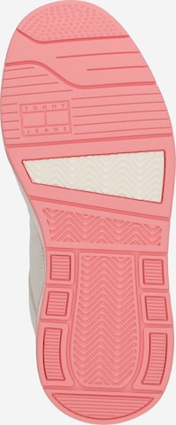rozā Tommy Jeans Zemie brīvā laika apavi 'Basket'