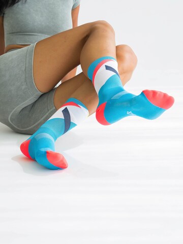 INCYLENCE Athletic Socks 'STRIKES' in Blue