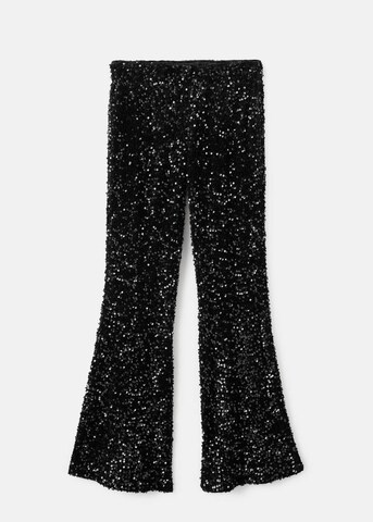 MANGO TEEN Flared Pants in Black