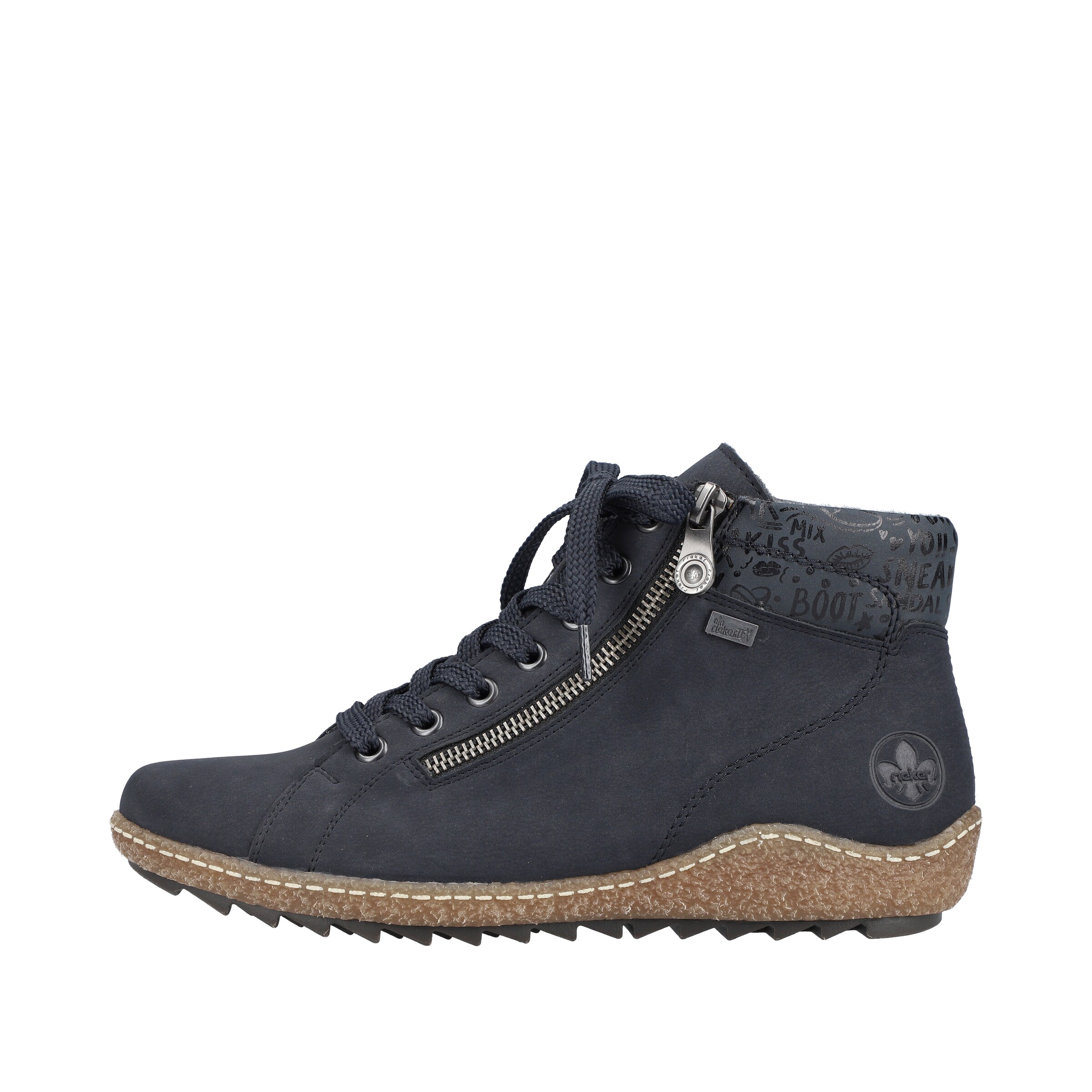 Rieker Bottines à lacets 'L7502' en 36 en bleu / marron, Vue avec produit