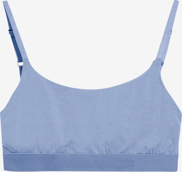 ARMEDANGELS Bustier BH 'TOVAA' in Blauw: voorkant